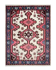 Solo Rugs Gobi Bohemian Southwestern Hand-Knotted Wool-Blend Area Rug