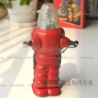 在飛比找Yahoo!奇摩拍賣優惠-(TOYS-C__0222) 鐵皮發條玩具 懷舊收藏禮品 手