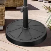 ANGELES HOME Patio Umbrella Base 31 lbs Powder-coated Metal Support Rod Black