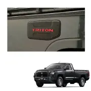 Matte Red Fuel Tank Cover For Mitsubishi L200 Triton Space Cab 2024 - 2025