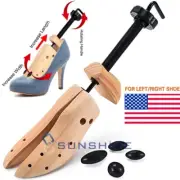2-way Wooden Adjustable Width Length Shoe Stretcher Expander Men Women Size 5-13