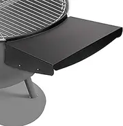 Denmay Grill Side Table for 57 cm Weber Master Touch & Original Kettle Charcoal Grills, Replaces Weber Grill Side Shelf, BBQ Table Folds to Store Inside Barbecue Grill, Kettle Charcoal Grill Parts