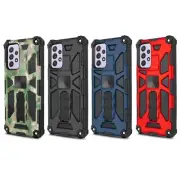 For Samsung Galaxy A52, A72 5G Case Full Body Built-in Kickstand +Tempered Glass