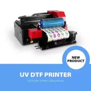2024 A3+ Varnish Roll To Roll UV DTF Printer Crystal Stickers & 2pcs XP600 220v