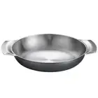 Stainless Steel Griddle Cooker Dual Sided Soup Cookware Paella Kit