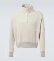 [Prada] Prada Cotton half-zip sweatshirt AU 90 beige