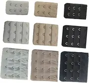 [WRITWAA] Bra Extension for Women Bra Extender Buckle Bra Lengthened Strap Bra Extender Hook 9 Pieces Set Easy to Use
