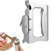 Manual Can Opener Stainless Steel Flat Bottle Openers Heavy Duty Cap Opener 2022