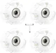Replacement Wheels for Inline Skates Quad Roller Skates - 4 Pack Roller Skate Wheels - High Elastic Skate Replacement Wheels Durable