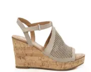NIB Franco Sarto Canyon Wedge Perforated Sandals Size 10