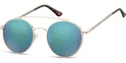 Montana Eyewear MS84 MS84C Men's Sunglasses Gold Size 50