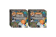 2x Craft Maker Animal Rock Painting Box Set Craft Activity Kit Hobby Project