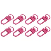 Swivel Clasps Snap Hook (33x13mm) 16 Pcs, Lobster Claw Clasp Rose Red