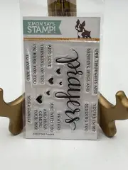 Simon Says Stamp Prayers Card Making Stamp and Die set Sayings And Sentiments