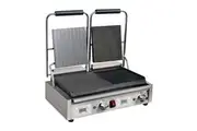 Apuro Contact Grill Double Flat Left/Ribbed Right