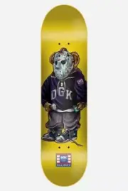 DGK Skateboard Deck The Plug Yellow 8.06" + Free Grip Tape