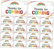 STOBOK Elegant Mini Cards 50 Pack Thanks for Coming Cards for Business Party Festival Thoughtful Designs