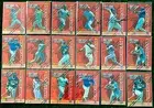 1997 Topps Baseball 18 Card Interleague Match-Up Lot Regular/Refractor Lot