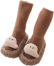 BIUDECO Grip Socks for Toddlers Non Slip Baby Socks Fun Prints Soft Easy to Wear