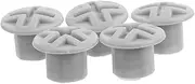 Generic 5pcs Weatherproof Plastic Replacement Covers for Slide Fixing Screws Easy to Install Secure Design for Equipment