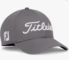 Titleist Golf Tour Elite Fitted Hat/Cap Color: Charcoal with White SIZE: XL/XXL