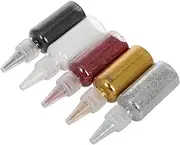 ASAKKURA Elegant Nail Art Glitter Powder 5pcs Craft Glitters Sequin Nail Art Manicure Accessories Makeup