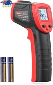 IR Infrared Thermometer -58℉ to 716℉ Digital Temp Gun for Kitchen & Cooking