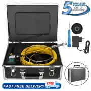 Sewer Camera 9" LCD Monitor DVR Pipeline Inspection Camera with 8 LED Lights