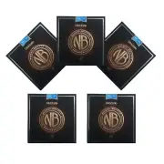 D'Addario Acoustic Guitar Strings 5 Sets Nickel Bronze Light 12-53