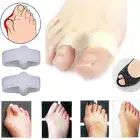 2pcs Silicone Gel Toe Straightener Separator Bunion Corrector Pain Relief SFB