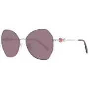 Emilio Pucci Women Gold Brown Sunglasses Metal Butterfly Full Rim UVB Eyeglasses
