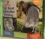 Car Seat & Stroller Netting - Protect Baby From Insects, 1 pc,(Gold Bug)