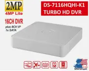Hikvision 16CH DVR 2MP 4MP Lite HD DVR DS-7116HQHI-K1 H.265 1xSATA plus 8CH IP