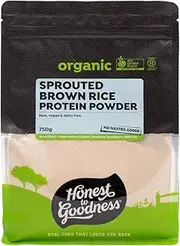 Honest to Goodness Organic Sprouted Brown Rice Protein Powder, 750g