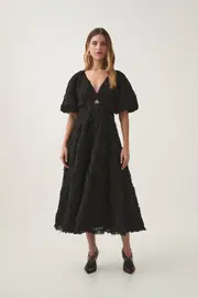 Florential Textured Midi Dress