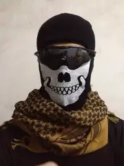 Skull Face Balaclava Mask for Bikers