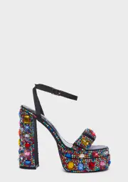 [AZALEA WANG] Janette Embellished Heels