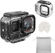 Buziba Waterproof Case Underwater Dive Case Protective Shell for Insta360 Ace Pro Action Camera 60M/197FT Diving Housing Cover Shell