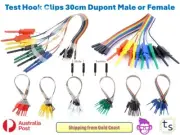 10pcs Test Hook Clips to Dupont Probes For Logic Analyser or Arduino