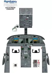 Gulfstream G500/G550 Cockpit Poster 24in x 36in