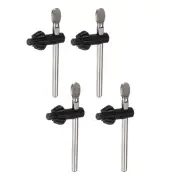 Drill Chuck Key Wrench 8mm Dia 11 Teeth for 3-16mm Drill Chuck Silver 4pcs