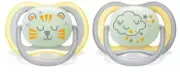 * Avent Ultra Air Pacifier Soothers 18 Months+ 2 Soothers Patterns May Vary