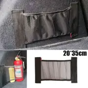 Car Trunk Organizer Storage Bag Elastic Mesh Fixed Fixing Net Accessories Black (for: Peugeot)
