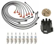 ACDelco Ignition Kit Distributor Rotor Cap Wire Spark Plugs For Chevy Impala V8