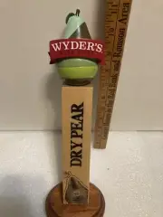 WYDERS CIDERS CRAFT HARD PEAR CIDER draft tap handle. VERMONT