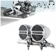 Waterproof Bluetooth-Compatible Motorcycle Audio Stereo Speaker System MP3 US...