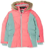 SPYDER GIRLS ZADIE SYNTHETIC DOWN JACKET SIZE YOUTH 16 TROPICAL TUNDRA