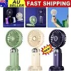 Mini Hand-held Fan Portable Folding Desk Fan Cooler Cooling USB Rechargeable CF