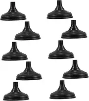 BESPORTBLE Plastic Desk Flag Holder Round Base 10pcs Mini Flag Stands for Decoration Office Classroom