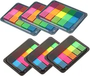 SEWACC Reading Strips Highlighter Stickers 6 Pack Page Markers Correction Tape School Supplies